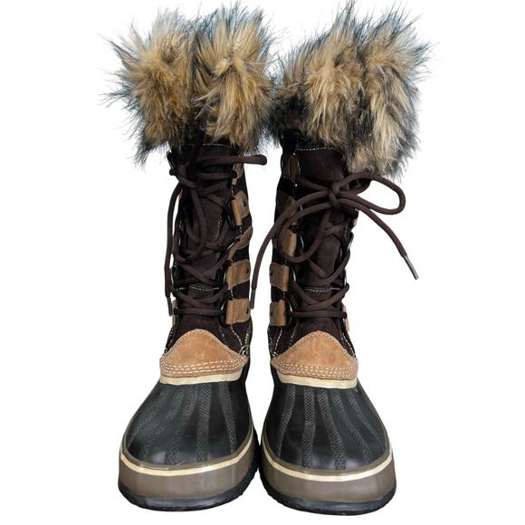 Sorel Women’s Joan Of Arctic Brown Suede Winter Boot Size US 9 - Picture 7 of 10
